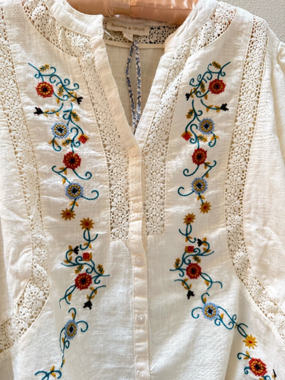 Jennifer & Grace Bohemian style top